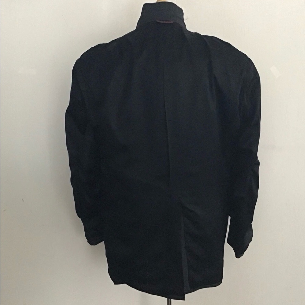 HART SCHAFFNER MARX Vintage Charcoal Gray Pinstripe Wool Suit Coat 42 Reg. EUC - Picture 10 of 14